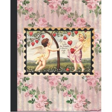 Imagem de Série Vintage Dia dos Namorados nº 3 - Caderno de composição: Diário rosa
