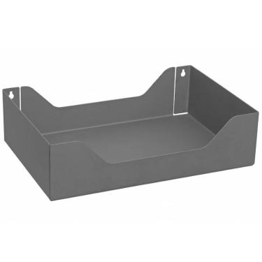 Imagem de Porta Objetos de Parede Organizador de Acessórios 30x20cm Grande Cinza Masutti Organize