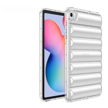 Imagem de Capa para tablet Samsung Galaxy Tab S6 Lite 2024 P610 P615 S9 Plus X810 FE Plus X610 A9 Plus X210 X110 S8 S7 colorida para crianças (transparente, para Tab S9 FE Plus X610)