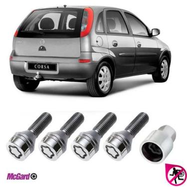 Imagem de Kit Parafuso Trava Antifurto Roda Chevrolet Corsa Original - MCGARD