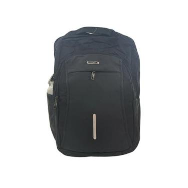 Imagem de Mochila Preta Masculina Porta Notebook Juvenil Escolar - ELLO