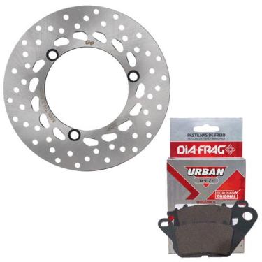 Imagem de Disco de Freio Dianteiro Nmax 160 Abs 2016-2024 + Pastilhas Diafrag - 