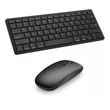 Imagem de Teclado bluetooth+ Mouse bluetooth recarregável para MacBook Air 13 M1