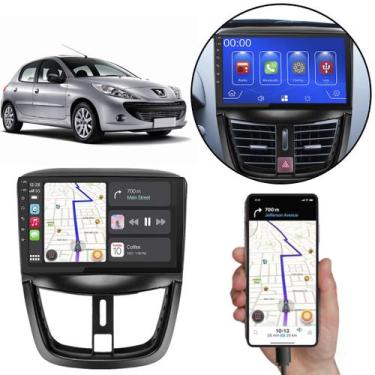 Imagem de Multimidia Android-Auto Peugeot 207 2009 10 11 12 13 14 2015 9" Pol MP