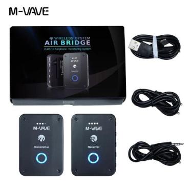 Imagem de Receptor Transmissor M-vave, Gravação De Monitor Sem Fio Recarregável 