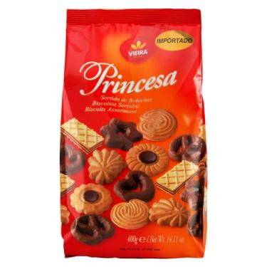 Imagem de Biscoito Português Sortido Princesa Vieira 400g - Vieira de castro