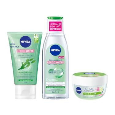Imagem de NIVEA Kit Controle Do Brilho: Água Micelar Limpeza Facial 7 Em 1 200Ml + Sabonete Em Gel De Limpeza Facial 150Ml + Gel Hidratante Facial 100G