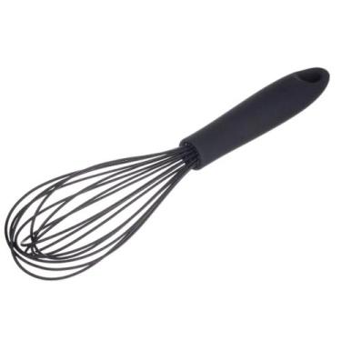 Imagem de Batedor Fouet De Silicone Preto 31Cm - Weck