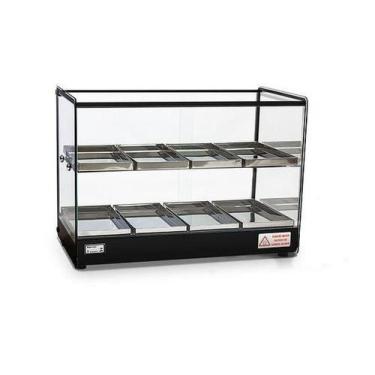 Imagem de Estufa Vitrine Aquecedor Para Salgados Dupla 8 Bandejas 220V - Titã