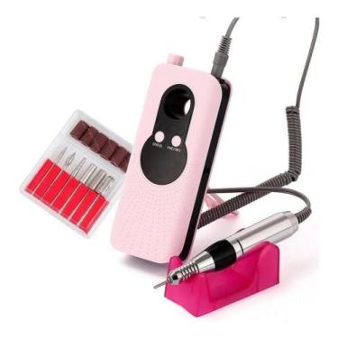 Imagem de Lixadeira Elétrica Portátil Bivolt 35000Rpm Display Acrigel - Geral, E