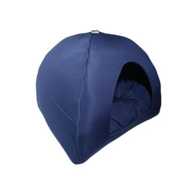 Imagem de Cama Toca Pet Casinha Cabana 2x1 Marinho G - Luma Confort