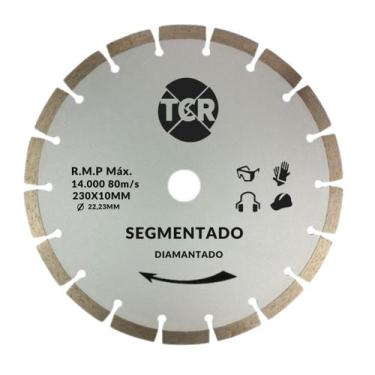Imagem de Disco Segmentado Diamantado 230x10MM Prata Ecco - tcrabrasivos
