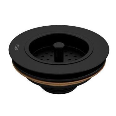 Imagem de Válvula de Escoamento para Pia 4.1/2 Black Matte - Deca