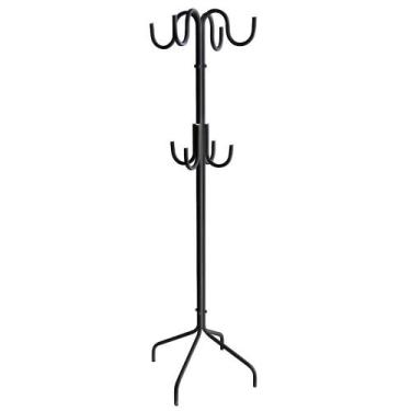 Imagem de Cabideiro Búfalo Y CB2015 Estrutura em Aço Vinci Móveis, Preto