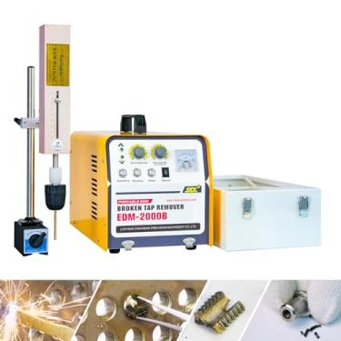 Imagem de Removedor de pontas quebradas MINI EDM-2000B, errosão, extrator de torneira quebrada, removedor de furadeira portátil EDM, broca quebrada, parafuso, alargador. Desintegrador de torneira, 110V, 2000W, configuração de profundidade