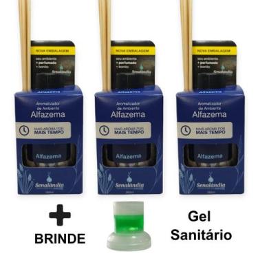 Imagem de 3 Difusor Ambiente Aromatizador Vareta 280ml Cheirinho Ar Perfume Casa