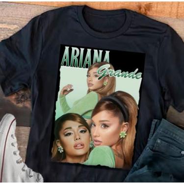Imagem de Camisa Estampa Ariana Grande Cantora Camiseta Unissex Novidade - SEMPR