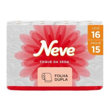 Imagem de Papel Higiênico Folha Dupla Toque da Seda Leve 16 Pague 15 Rolos de 30