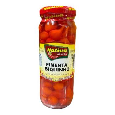Imagem de Pimenta Biquinho Nativa em Conserva 180g
