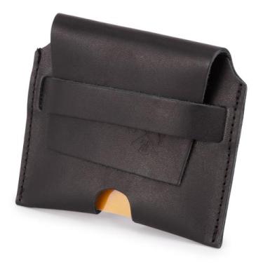 Imagem de Carteira Envelope Use Young Couro Porta Cartão Notas, Preto