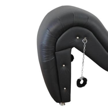 Imagem de Poltrona Cavalinho Preta - ALGEMAS & PEGADOR  - Tapeçaria Parrilha