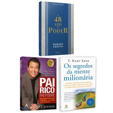 Imagem de Kit 3livros Físicos, Pai Rico, Pai Pobre + Os Segredos Da Mente Milion