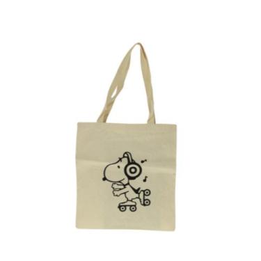 Imagem de Bolsa Ecobag 100% algodão Estampa SNOOPY MUSIC - CARIOCA MAIS