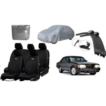 Imagem de Jogo de Capa de Couro Opala 1968-1992 + Acessórios de Proteção + Limpa