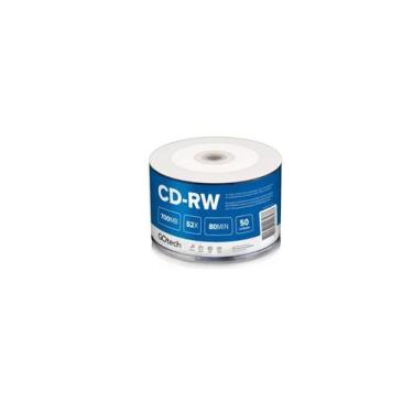 Imagem de Mídia CDRW 700MB Go Tech CDRW50 - GOTECH 