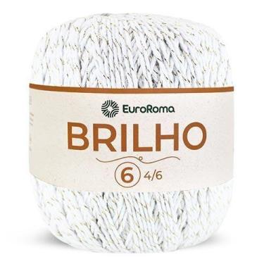 Imagem de Barbante EuroRoma Brilho Ouro 400g, 200 BRANCO