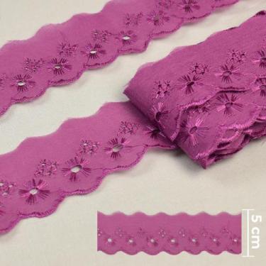 Imagem de Bordado Inglês 5,0 cm CTB 134 Violeta - 13,7 Metros - NYBC