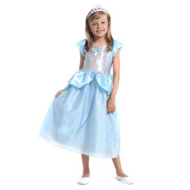 Imagem de Fantasia princesa cristal std - Princesas, Único, M