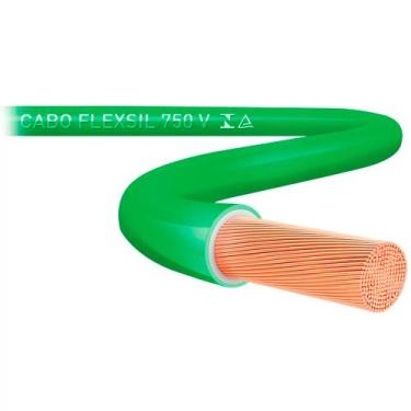 Imagem de Metro Fio Cabo Flexível Verde 16,00 Mm Anti Chama Sil
