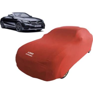 Imagem de Capa Cobrir Carro Automotiva Mercedes  Classe C Cabriolet - Mz, Vermel