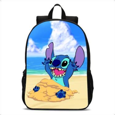 Imagem de Mochila Escolar Infantil Lilo Stitch Bolsa De Costas - Broome, Sti13
