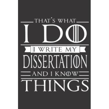 Imagem de Funny PhD Student Dissertation Doctorate PsyD Gift EdD: Daily Planner Notepad To Do Schedule, Medium 6x9 Inches, 120 Pages, Printed Cover