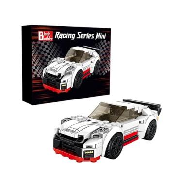 Imagem de Block Builder Conjunto de mini blocos de montar de carro de corrida (224 peças). Blocos de construção de carros de corrida para crianças e adultos