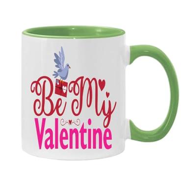 Imagem de SpreadPassion Caneca de café Be My Valentine, presente para namorado e namorada, presente de dia dos namorados, presente para amante dos namorados, presente para marido e esposa, ideia de presente de