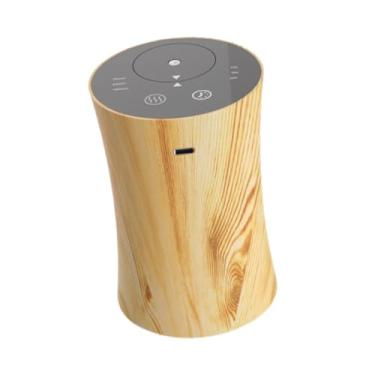 Imagem de WeiLaiKeQi Mini máquina de aroma difusor de óleo essencial sem água, silencioso, compacto, difusor de carro portátil para hotel, carro, escritório, sala de estar, Grão de Madeira Clara