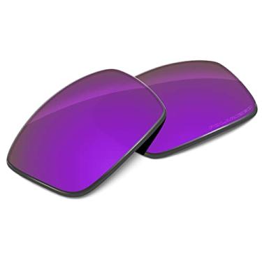 Imagem de Tintart Lentes de substituição de desempenho compatíveis com Oakley Gascan OO9014 Polarizadas Gravadas - Roxo Ameixa