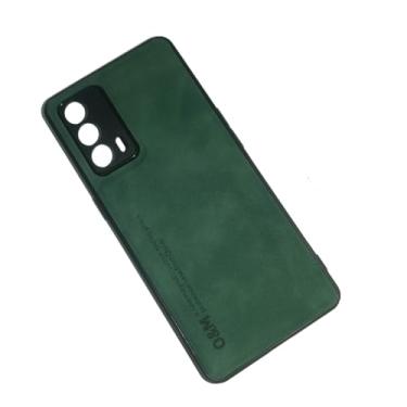 Imagem de Kepuch Silklike Capa para Oppo Realme X7 Pro Ultra - Case Placa de Metal Embutida para Oppo Realme X7 Pro Ultra - Verde