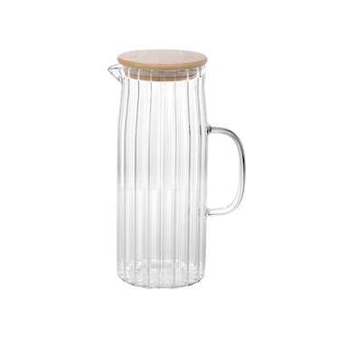 Imagem de Jarra Wolff em Vidro Borossilicato com tampa Bambu - 1,1 L