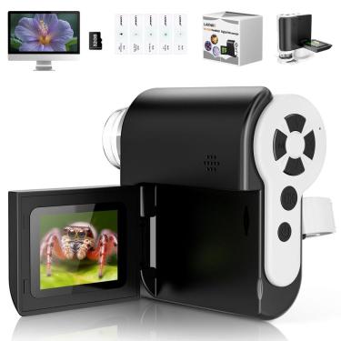 Imagem de Microscópio portátil LAKWAR 1000x HD para crianças de 5 a 12 anos