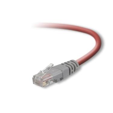 Imagem de Cabo de Rede Crossover CAT5e Belkin (6 Pés) - Vermelho