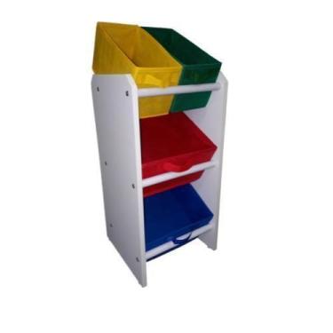 Imagem de Mini Organizador De Brinquedo 4 Caixas Quatro De Criança - Organibox