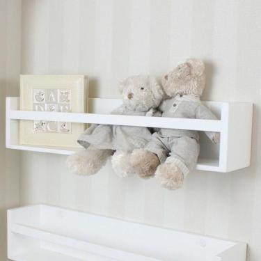 Imagem de Prateleira quadrada para livros em Mdf - Várias Cores - Era uma vez ba