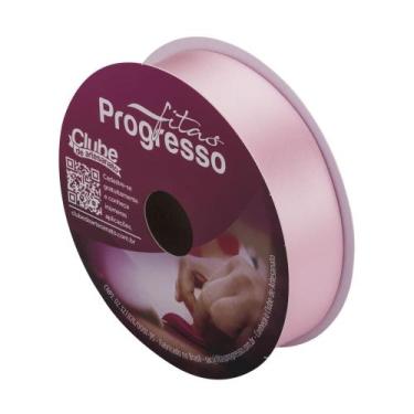 Imagem de Fita de Cetim Progresso 22mm 50 Mts Rosa bebê 310