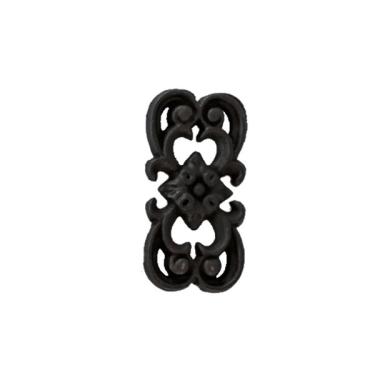 Imagem de Florão Ornamento Grade Em Ferro Fundido Decoração N01 17x8cm