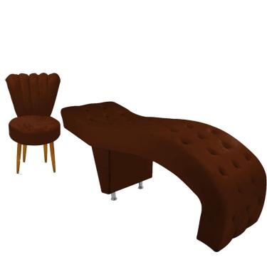 Imagem de Maca De Maquiagem E Estética Cadeira Alicia TerraCota