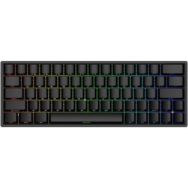Imagem de Teclado para jogos Hyekit Irock ND63 PRO 63 teclas com fio RGB